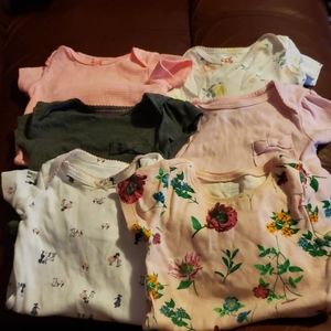 6 baby short sleeve shirts